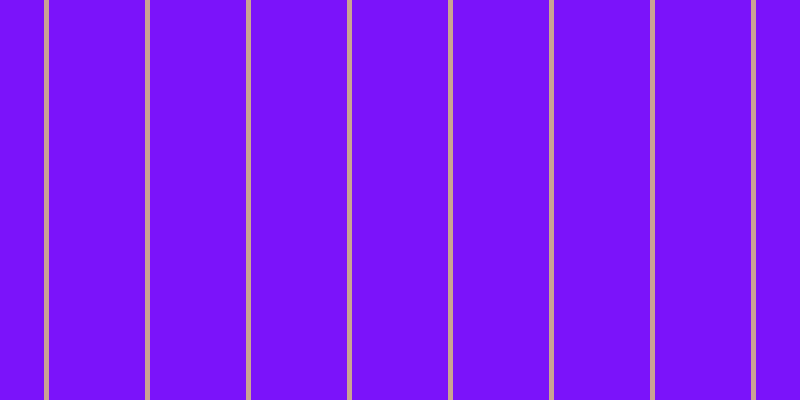 #7b13fa, #caa393 vertical lines, five pixels wide, ninety-six pixels apart
