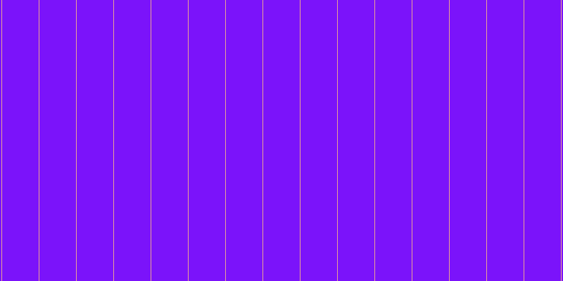 #7b13fa, #eba393 vertical lines, one pixels wide, fifty-two pixels apart
