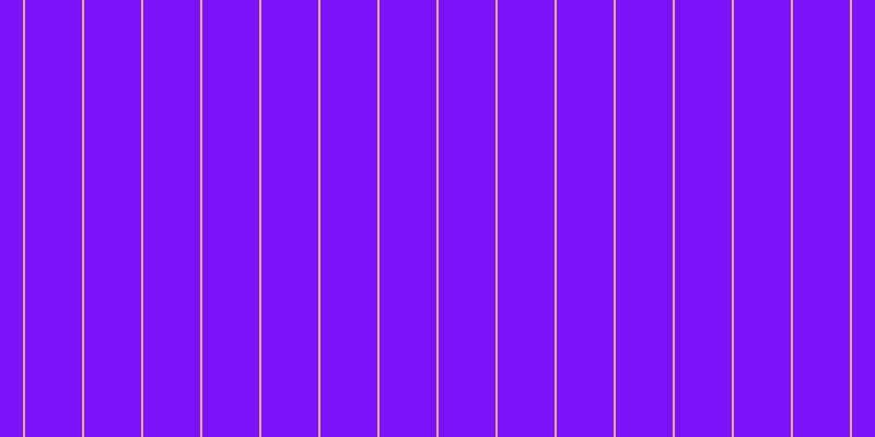 #7b13fa, #eba393 vertical lines, two pixels wide, fifty-two pixels apart