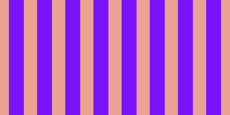 #7b13fa, #eba393 vertical lines, forty-six pixels wide, fifty-two pixels apart