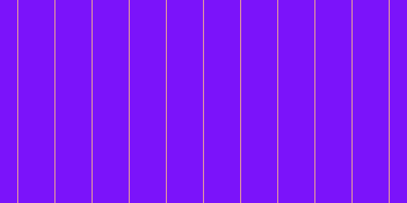 #7b13fa, #eba393 vertical lines, two pixels wide, seventy-one pixels apart