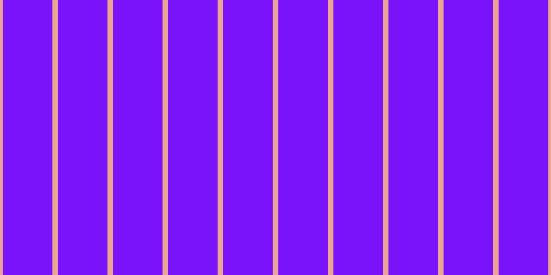 #7b13fa, #eba393 vertical lines, eight pixels wide, seventy-two pixels apart