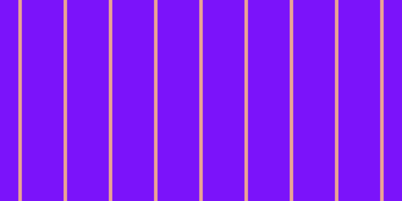 #7b13fa, #eba393 vertical lines, seven pixels wide, eighty-three pixels apart