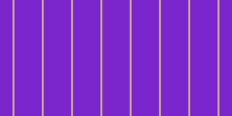 #7b25cd, #caa393 vertical lines, seven pixels wide, ninety-four pixels apart