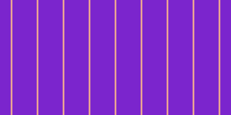 #7b25cd, #eba393 vertical lines, six pixels wide, eighty-four pixels apart