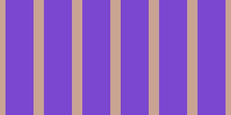 #7b46cd, #caa393 vertical lines, thirty-six pixels wide, ninety-seven pixels apart