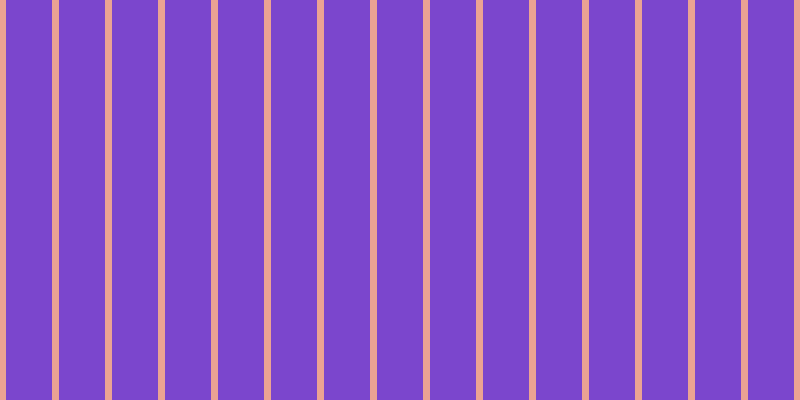 #7b46cd, #eba393 vertical lines, seven pixels wide, forty-six pixels apart