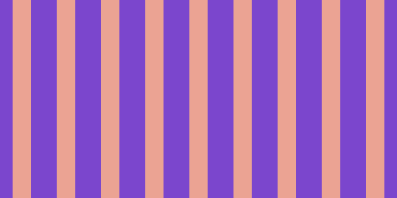 #7b46cd, #eba393 vertical lines, thirty-seven pixels wide, fifty-two pixels apart