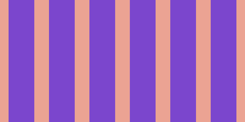 #7b46cd, #eba393 vertical lines, forty-eight pixels wide, eighty-four pixels apart