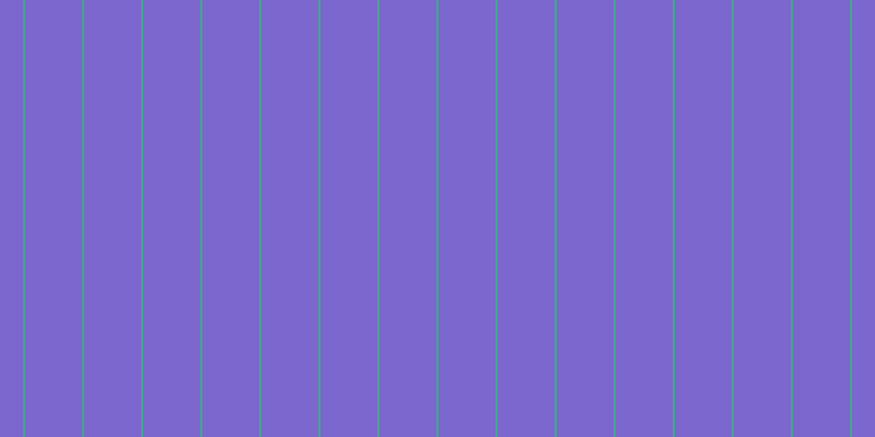 #7b67cd, #46a393 vertical lines, two pixels wide, fifty-two pixels apart