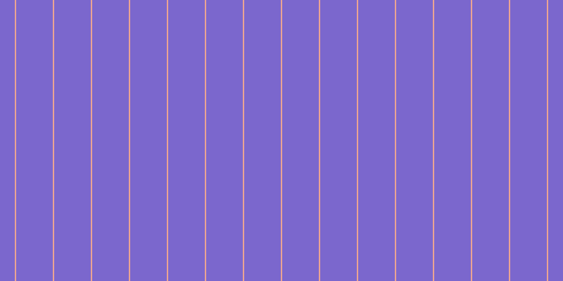 #7b67cd, #eba393 vertical lines, two pixels wide, fifty-two pixels apart