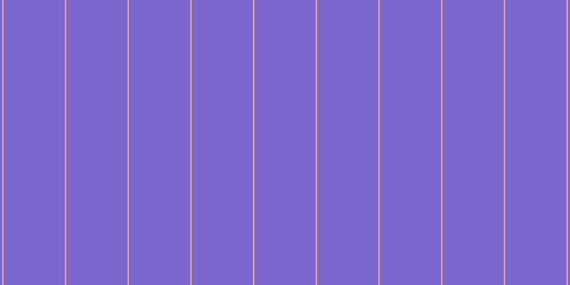 #7b67cd, #eba393 vertical lines, two pixels wide, eighty-six pixels apart
