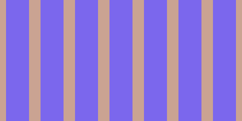 #7b67ee, #caa393 vertical lines, thirty-eight pixels wide, seventy-six pixels apart