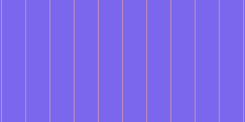 #7b67ee, #eba393 vertical lines, two pixels wide, seventy-seven pixels apart