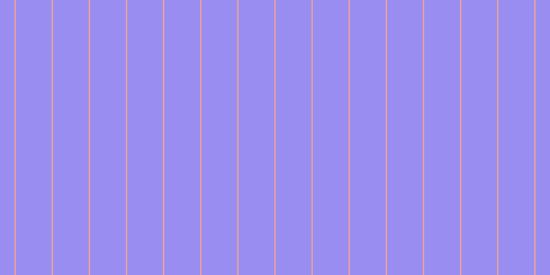 Medium slate blue (75%), #eba393 vertical lines, two pixels wide, fifty-two pixels apart