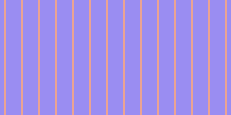 Medium slate blue (75%), #eba393 vertical lines, seven pixels wide, fifty-two pixels apart
