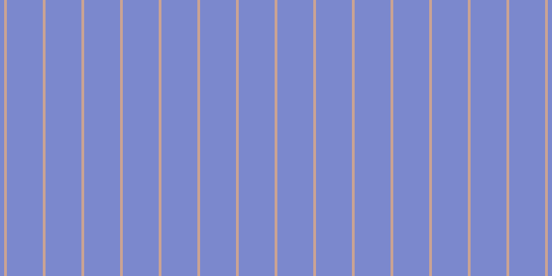 #7b88cd, #caa393 vertical lines, four pixels wide, fifty-two pixels apart