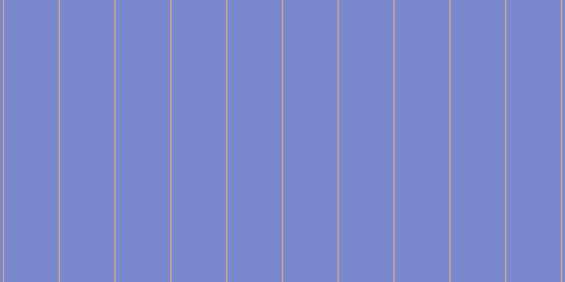 #7b88cd, #caa393 vertical lines, two pixels wide, seventy-seven pixels apart