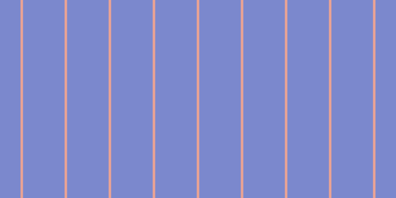 #7b88cd, #eba393 vertical lines, five pixels wide, eighty-four pixels apart