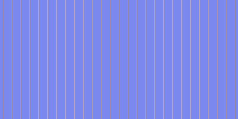 #7b88ee, #caa393 vertical lines, two pixels wide, twenty-eight pixels apart