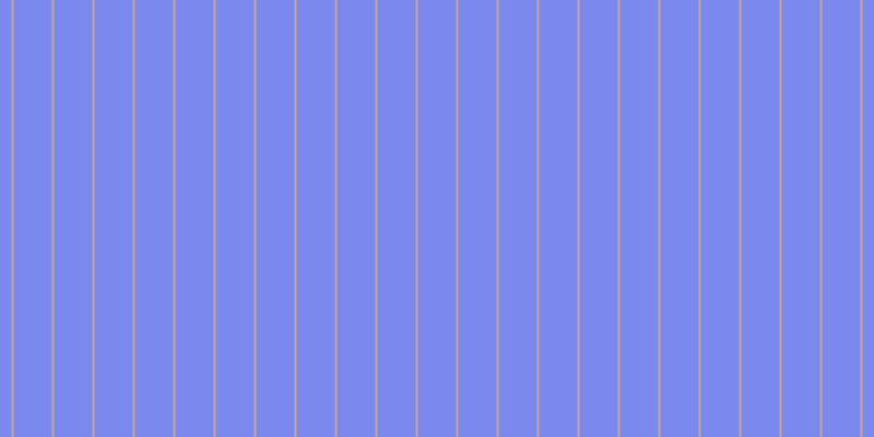 #7b88ee, #caa393 vertical lines, two pixels wide, thirty-five pixels apart