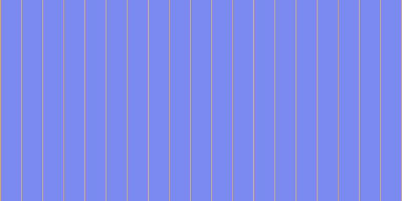 #7b88ee, #caa393 vertical lines, two pixels wide, forty pixels apart