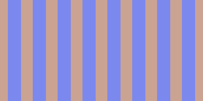 #7b88ee, #caa393 vertical lines, forty-six pixels wide, fifty-two pixels apart