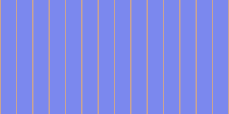 #7b88ee, #caa393 vertical lines, five pixels wide, fifty-two pixels apart