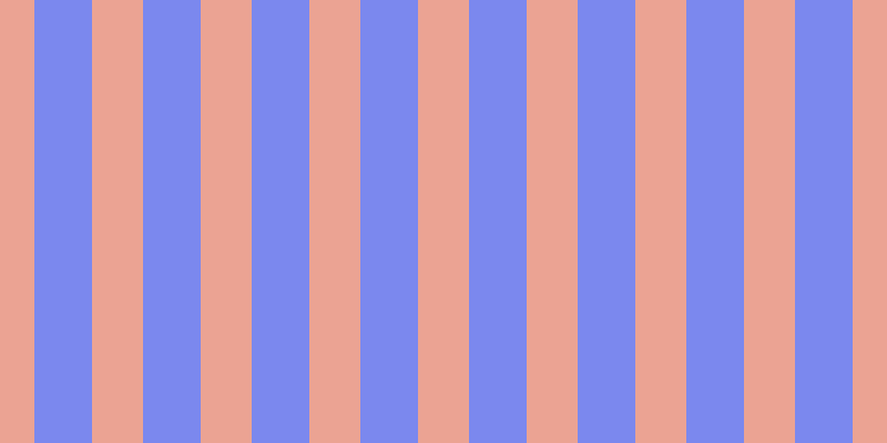 #7b88ee, #eba393 vertical lines, forty-six pixels wide, fifty-two pixels apart