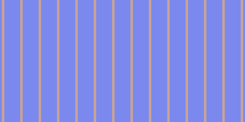 #7b89ee, #caa393 vertical lines, eight pixels wide, fifty-two pixels apart