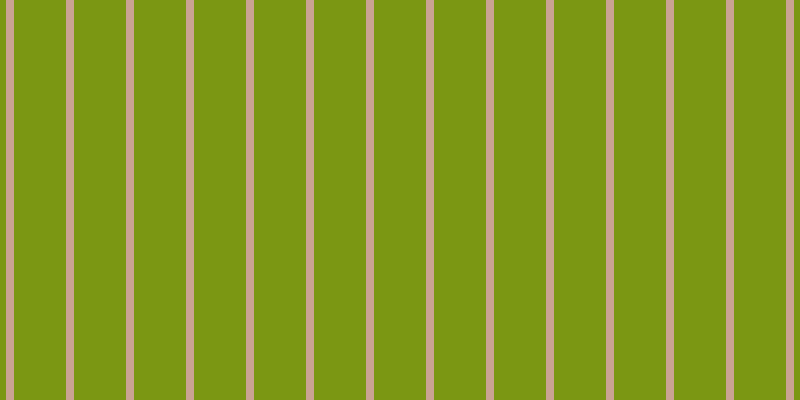 #7b9713, #caa393 vertical lines, eight pixels wide, fifty-two pixels apart