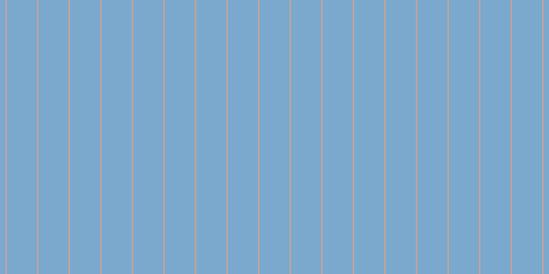 #7ba9cd, #caa393 vertical lines, two pixels wide, forty-four pixels apart
