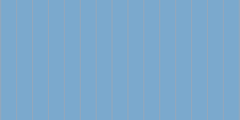 #7ba9cd, #caa393 vertical lines, one pixels wide, fifty-two pixels apart