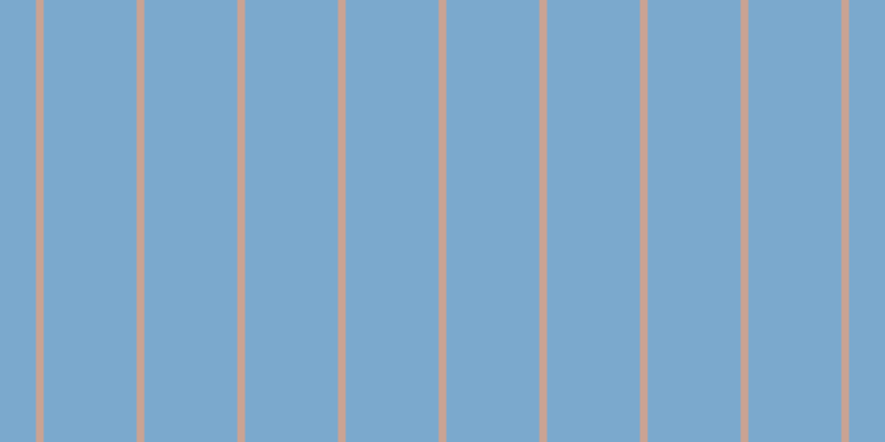 #7ba9cd, #caa393 vertical lines, seven pixels wide, eighty-four pixels apart