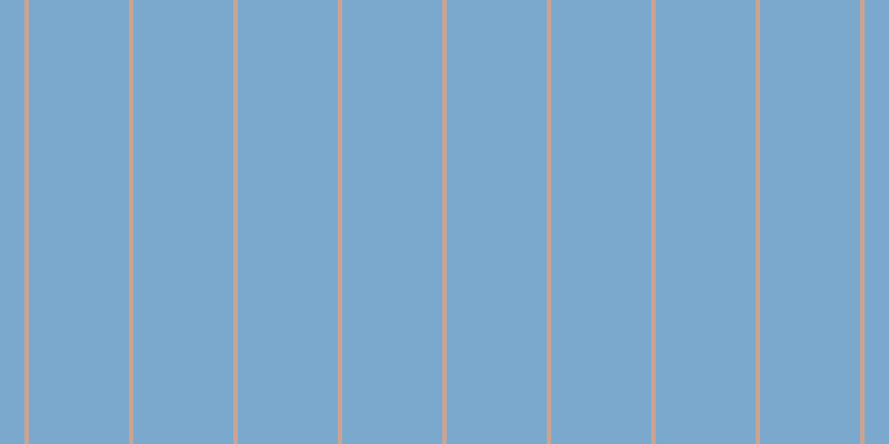 #7ba9cd, #caa393 vertical lines, four pixels wide, ninety pixels apart