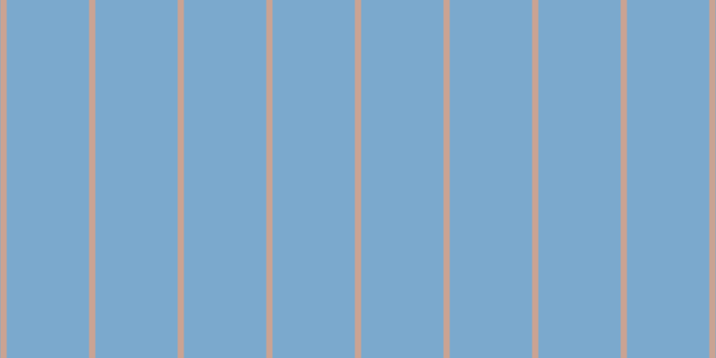#7ba9cd, #caa393 vertical lines, seven pixels wide, ninety-two pixels apart