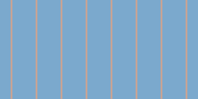 #7ba9cd, #caa393 vertical lines, seven pixels wide, ninety-four pixels apart