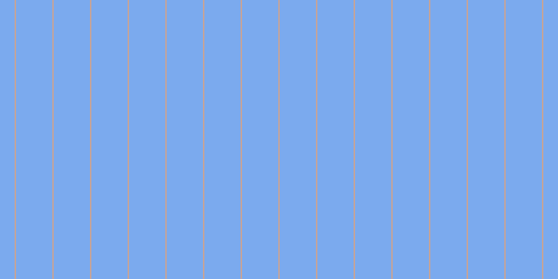 #7baaee, #caa393 vertical lines, two pixels wide, fifty-two pixels apart
