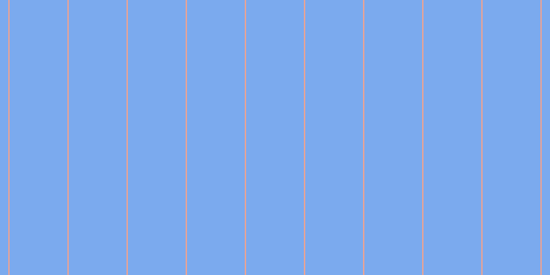 #7baaee, #eba393 vertical lines, two pixels wide, eighty-four pixels apart