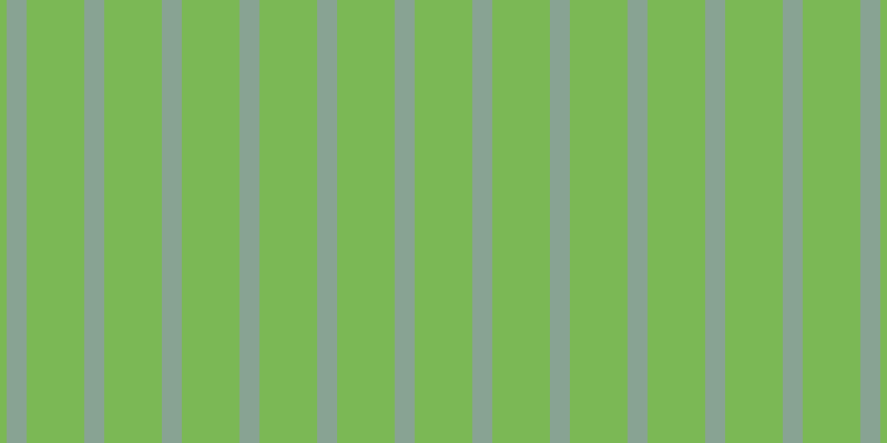 #7bb855, #88a393 vertical lines, eighteen pixels wide, fifty-two pixels apart