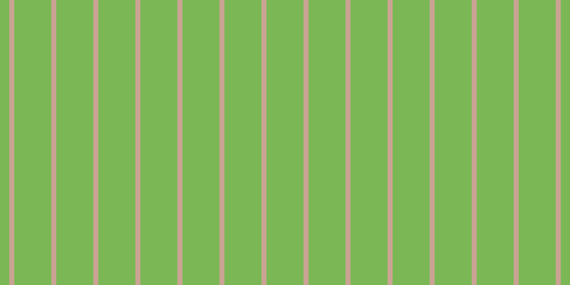 #7bb855, #caa393 vertical lines, seven pixels wide, fifty-two pixels apart