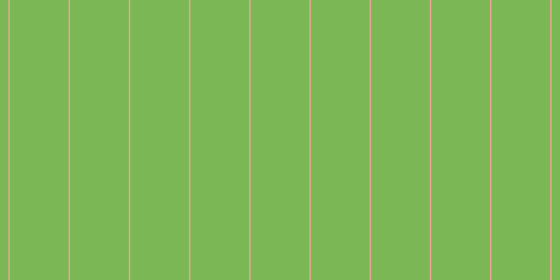 #7bb855, #eba393 vertical lines, two pixels wide, eighty-four pixels apart