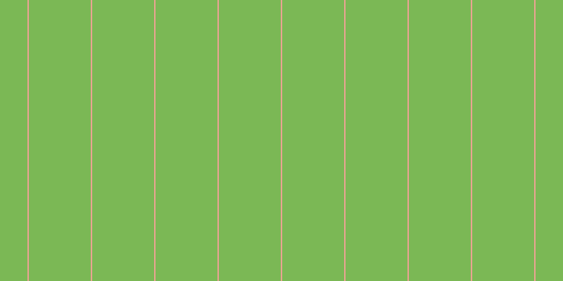 #7bb855, #eba393 vertical lines, two pixels wide, eighty-eight pixels apart