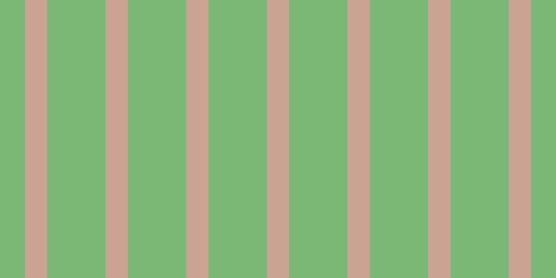 #7bb876, #caa393 vertical lines, thirty-two pixels wide, eighty-four pixels apart