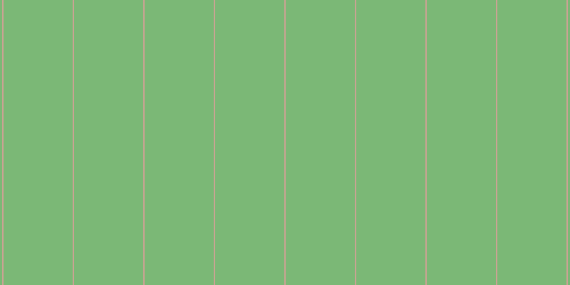 #7bb876, #caa393 vertical lines, two pixels wide, ninety-seven pixels apart