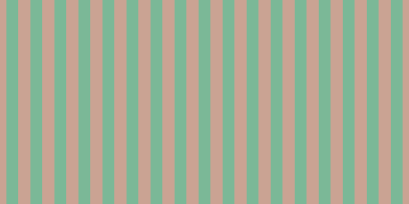 #7bb897, #caa393 vertical lines, twenty-four pixels wide, twenty-three pixels apart