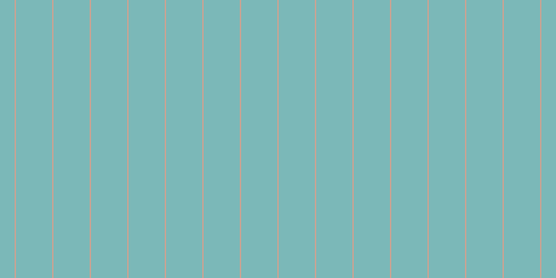 #7bb8b8, #caa393 vertical lines, two pixels wide, fifty-two pixels apart
