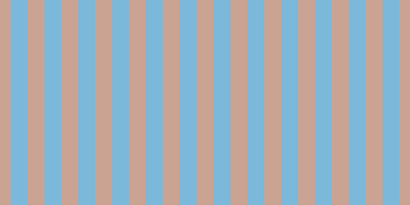#7bb8d9, #caa393 vertical lines, thirty-three pixels wide, thirty-three pixels apart