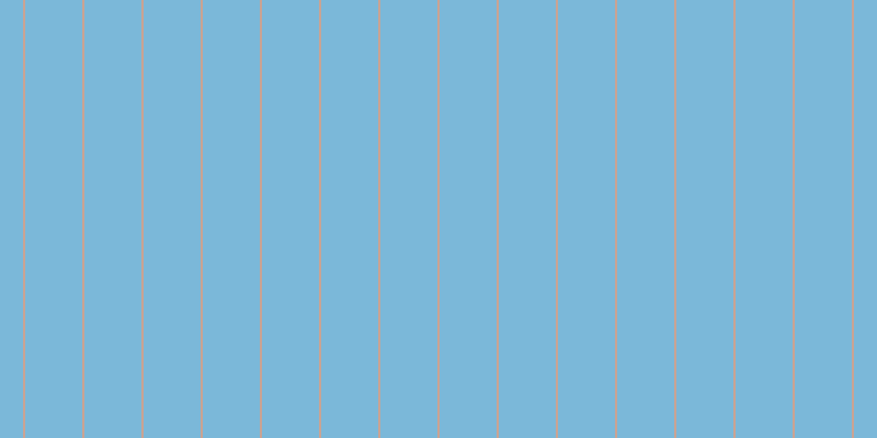 #7bb8d9, #caa393 vertical lines, two pixels wide, fifty-two pixels apart