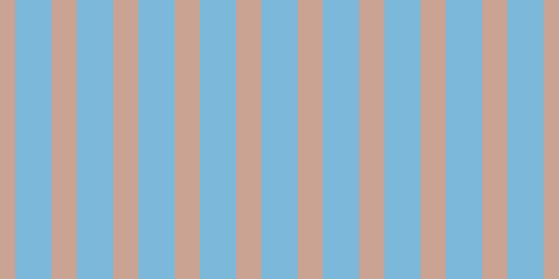 #7bb8d9, #caa393 vertical lines, thirty-six pixels wide, fifty-two pixels apart